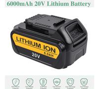 6.0Ah 18V Al litio Batteria per Dewalt DCB181 DCB182 DCB201-2 DCB200-2 DCB205-2