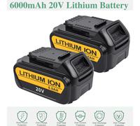 6.0Ah 18V Al litio Batteria per Dewalt DCB181 DCB182 DCB201-2 DCB200-2 DCB205-2