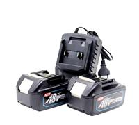 6.0Ah Rechargeable Power Tool Battery Lithium ion Replacement | ，Compatible For Makita，LXT BL1860B BL1860 BL1850 DC18RF(2 battery 1charger)