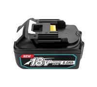6.0Ah Rechargeable Power Tool Battery Lithium ion Replacement | ，Compatible For Makita，LXT BL1860B BL1860 BL1850 DC18RF(8.0AH-1 PCS)