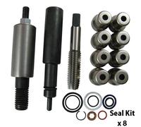6.0L Powerstroke Carburante Iniettore Manicotto Puller + Installazione Set Con /