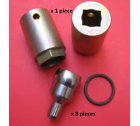 6.0L Powerstroke Diesel Alto Pressione Olio Ferroviario Kit Riparazione X 8 Con