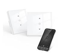 【6.1 Gen】Maxcio Interruttore Tapparelle WiFi, Interruttore Intelligent per Tapparelle Elettriche Compatibile con Alexa/Google Home, Timer Switch per Persiane Avvolgibili e Tende-2PACKS
