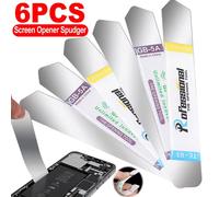 6/1 pezzi lama in acciaio inossidabile morbida ultra sottile leva per telefoni tablet schermo strumenti di apertura batteria per Samsung iPhone iPad apri