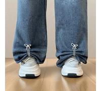 6/1 pezzo Fermagli regolabili per pantaloni e maniche, fermagli staccabili per gambe di pantaloni adatti per pantaloni e magliette, con fermagli a catena, senza cuciture necessarie per accorciare le g
