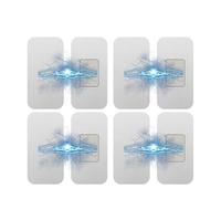 6-1 Set Fermaporta Magnetico Autoadesivo Magneti Invisibili Nascosti Armadio Cucina Mobili Cassetto Più Vicino Accessori Hardware(4PCS-(Silver))