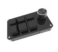6 + 1 Tasto Tastiera Personalizzato 6 Macro Programmazione Personalizzata OSU A Una Mano Mini Tastiera Medica Nero