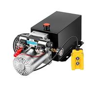 6 10 12 15 Quart Car Jack Pompa idraulica A doppio effetto Unità di potenza Serbatoio olio in acciaio Discarica Rimorchio Gru Camion Motore di sollevamento for auto Per uso fai da te(12 Quart)