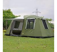 6-10 Person Family Tents for Camping Outdoor Gazebos,Festival Essential Sun Shelter,2 Bedroom Large Tents with Hall,Waterproof-460 X 305 X 210cm Vision
