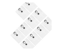 6/10 Pezzi Di Sacchetti + 1 Spazzola For Aspirapolvere, Compatibili Con Bosch, GAS 25, Compatibili Con STARMIX, FBV 25/35, Compatibili Con Metabo, ASA, ASR,(10 Pcs)