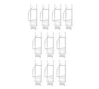 6/10 pezzi ganci per rotoli per traliccio di pomodoro - ganci di supporto per piante di pomodoro, viti di fiori per serra, set di tralicci per piante di pomodoro, ganci per rotoli per piante