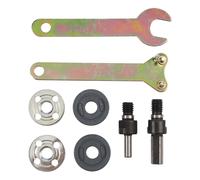 6+10mm Chiave Biella Trapano Smerigliatrice Mandrino Adattatore Flangia Nut Kit