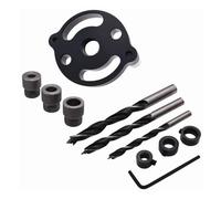 6-10mm Dowel Jig Autocentrante Drill Guide Locator Lavorazione Del Legno Hole Puncher