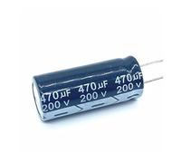 6~10pcs/lot 200v 470UF 200v 470UF aluminum electrolytic capacitor size 18 * 40 20% EKFBQBGW(6Pieces)