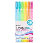 6/12/54 Pennarelli Per Vernice Colorata Penna Da Pennarello Acrilico Vernice Acrilica Gel Forniture Artigianali Per Vetro Ceramico