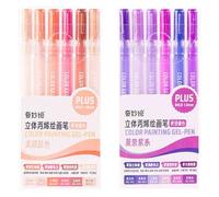 6/12/54 Pennarelli Per Vernice Colorata Penna Da Pennarello Acrilico Vernice Acrilica Gel Forniture Artigianali Per Vetro Ceramico