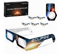 6/12 Occhiali eclissi solare Certificati EN ISO 12312-2:2015 (E) e CE approvati