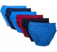 6/12 paia di slip hipster in cotone colorato con elastico in vita per ragazzi slip tinta unita assortiti biancheria intima per ragazzi taglia UK 2-13 anni, Tinta unita assortiti, 9-11 Years