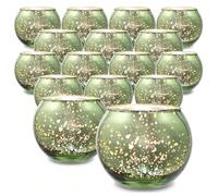 6/12 pezzi Set di porta-lumini in vetro stile mercurio, porta tea light, decorazioni per tavolo da matrimonio, per casa, festa di compleanno Cancella 6 pezzi,Cancella 12 pezzi,Argento 6 pezzi,Oro 6 pe