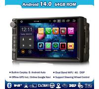 6+128GB 2DIN Universal Android 14 Autoradio Nissan Navigatore Auto GPS CarPlay