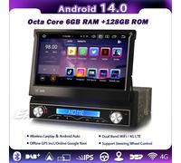 6+128GB Android 14 8-Core Autoradio Universal 1DIN Navi CarPlay IPS DSP DSP WIFI