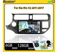 6+128GB Android 14 Autoradio Car Stereo Carplay GPS DAB+Per Kia Rio K3 2011-2017