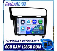 6+128GB Autoradio Per VW Golf 7 MK7 2013-2017 Navi CarPlay Android15 GPS DAB+DSP