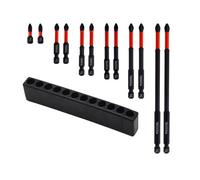 6/12Pcs Ad Alta Resistenza Antiscivolo Cacciavite Bit Precisioni Impatti Driver Bit Gambo Esagonale per Uso Domestico Artigianato Antiurto Bit Impatti Bit