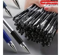 6-15 pezzi Penne a sfera standard europee con refill al carbonio per firma e uso in ufficio, punta a proiettile da 0,5 mm, colore rosso, blu e nero, materiale scolastico, forniture per la scuola, per