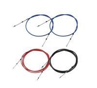 6-19ft 1.8M-5.8M Mari Throttle Shift scatola di controllo remoto cavo adatto for sistema di sterzo a motore for barche a motore fuoribordo(2pcs 12ft 3.7M Blue)