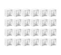 6/24pcs Finestra Staffe Montaggio Cieco Bancella Quadrata Porta del Supporto per Coppie per L'installazione della Tenda Cieca Finestra Codice Installazione