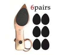 6/3/1 Paia di Cuscinetti Antiscivolo per Scarpe, Inserti in Gomma Autoadesivi Antiscivolo, Protettori per Tacchi Alti, Adatti per Sandali, Tacchi Alti Bianchi, Stivali e Altri Accessori per Scarpe da