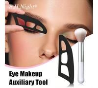 6/3/2/1 pezzo Strumento ausiliario per il trucco degli occhi, Modello di sigillo per ombretto, Assistente per ombretto, Strumenti per ombretto e pennelli trucco, 1 pezzo Pennelli per ombretto, Strumen