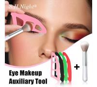6/3/2/1 pezzo Strumento ausiliario per il trucco degli occhi, Modello di sigillo per ombretto, Assistente per ombretto, Strumenti per ombretto e pennelli trucco, 1 pezzo Pennelli per ombretto, Strumen