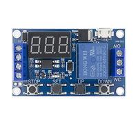6-30 V Modulo Relè Interruttore Trigger Tempo di Ritardo Circuito Timer Ciclo Regolabile 828 Promozione 1 Pz