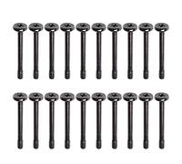 6# 32x30mm Viti piatte per montaggio a testa per per case Ventola raffreddamento acqua Scheda video Radiatore raffreddamento Computer fai da te Viti lunghe Set Kit assortimento