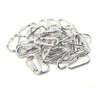 6.3cm Moschettone Fibbie Pacco 50/100 Pezzi Molla Scatto Portachiavi Clip