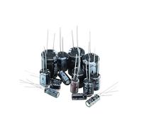 6.3V 10V 16V 25V 35V 50V 400V 450V 1UF 2.2UF 4.7UF 10UF 1000UF 22UF 33UF 47UF 470UF 100UF 220UF Aluminum Electrolytic Capacitor NWPNLXEA(400V 100UF 5PCS)