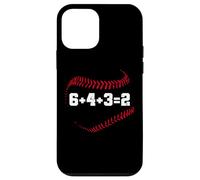 6+4+3=2 Double Play 643 Baseballer Softball Baseball Math Custodia per iPhone 12 mini