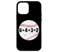 6+4+3=2 Double Play 643 Baseballer Softball Baseball Math Custodia per iPhone 12 mini