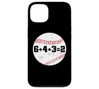 6+4+3=2 Double Play 643 Baseballer Softball Baseball Math Custodia per iPhone 13