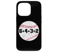 6+4+3=2 Double Play 643 Baseballer Softball Baseball Math Custodia per iPhone 13 Pro