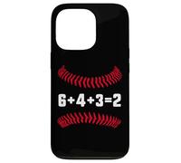 6+4+3=2 Double Play 643 Baseballer Softball Baseball Math Custodia per iPhone 13 Pro