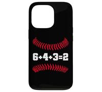 6+4+3=2 Double Play 643 Baseballer Softball Baseball Math Custodia per iPhone 13 Pro
