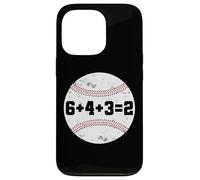 6+4+3=2 Double Play 643 Baseballer Softball Baseball Math Custodia per iPhone 13 Pro