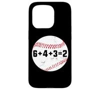 6+4+3=2 Double Play 643 Baseballer Softball Baseball Math Custodia per iPhone 15 Pro