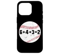 6+4+3=2 Double Play 643 Baseballer Softball Baseball Math Custodia per iPhone 16 Pro