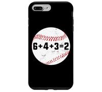 6+4+3=2 Double Play 643 Baseballer Softball Baseball Math Custodia per iPhone 7 Plus/8 Plus