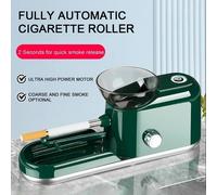 6.5/8mm Macchina per laminare sigarette a doppio scopo Spina UE/USA Automatica per la produzione di tabacco Smerigliatrice Iniettore Rullo Riempitrice Blu