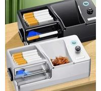 6.5/8mm Tubo Elettrico Sigaretta Rolling Machine Rilevazione A Infrarossi Iniettore Tabacco di Riempimento Automatico Sigaretta Maker Accessorio per Fumatori LED Display White